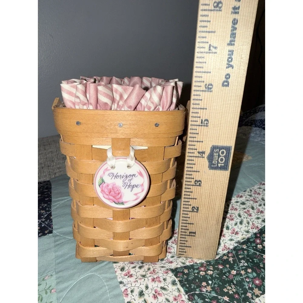 Longaberger Horizon of Hope Basket Combo American Cancer Society 1998